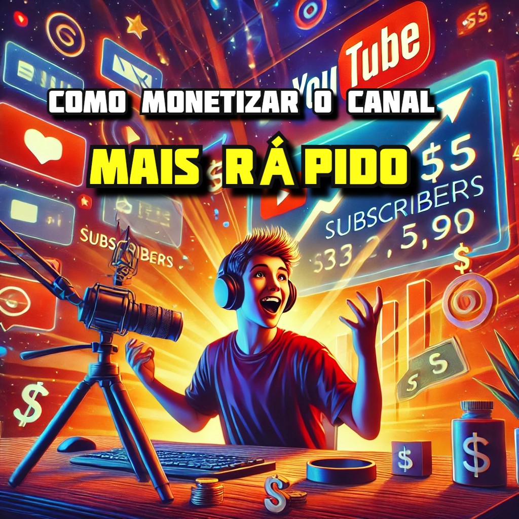 COMO MONETIZAR O CANAL MAIS RÁPIDO